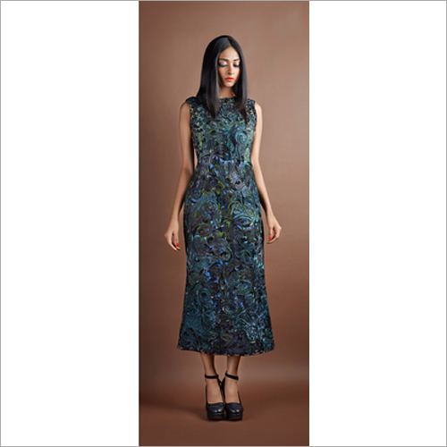 Available In Different Color Ladies One Piece Dress