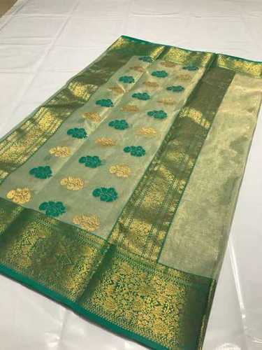 Buy White Handwoven Chanderi Silk Tissue Saree For Women by Juanita by  Shubhda Online at Aza Fashions.