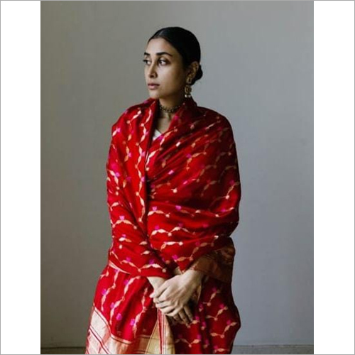 Multicolor Samantha Pattu Silk Handwoven Chanderi Saree