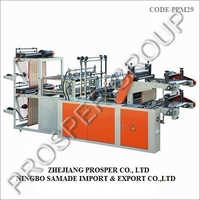 Double Layer Computer Control High Speed Rolling Bag Making Machine