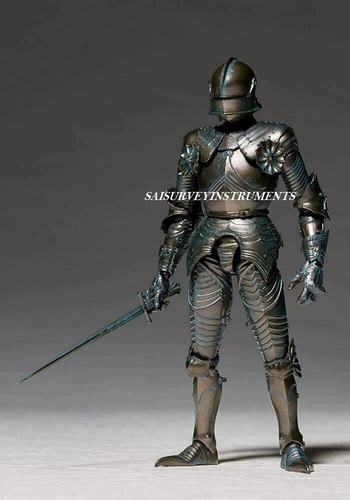 Sca Larp Medieval Knight German Gothic Armor Suit Battle Armor With Sword Length: 6 Foot (Ft)