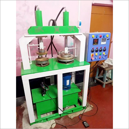 Semi Automatic Hydraulic Double Dies Double Cylinder Panel Operated Machine