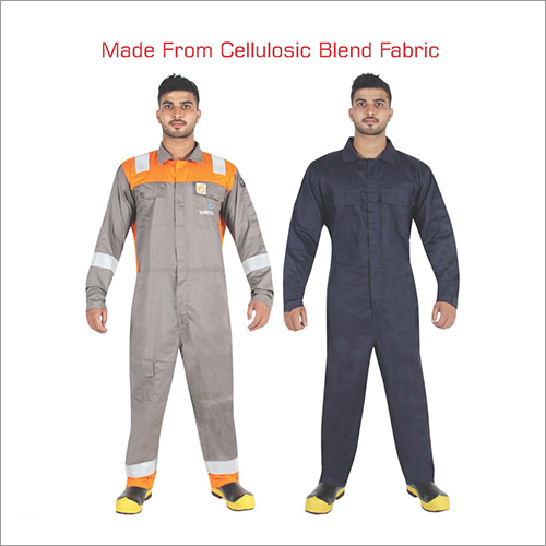 Cellulosic Blend Fabric Industrial Coverall