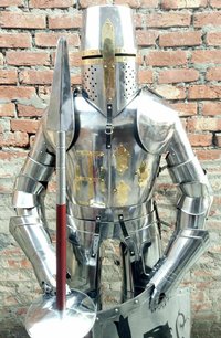 Armor Medieval Knight Suit of Armor 15th Century Combat Full Body Armour shield Lance