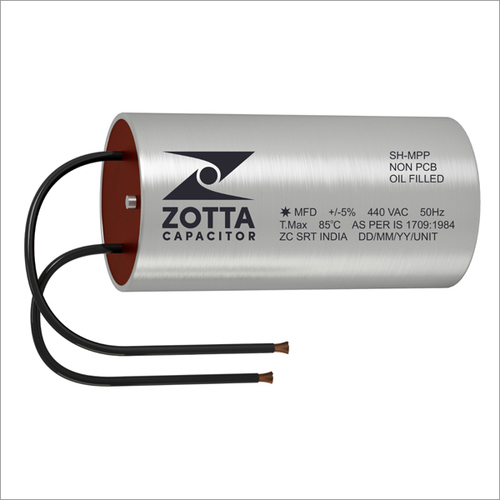 2.50 & 3.15 Oil Fan Capacitor With Aluminium Body By MULLAR INDUSTRIES