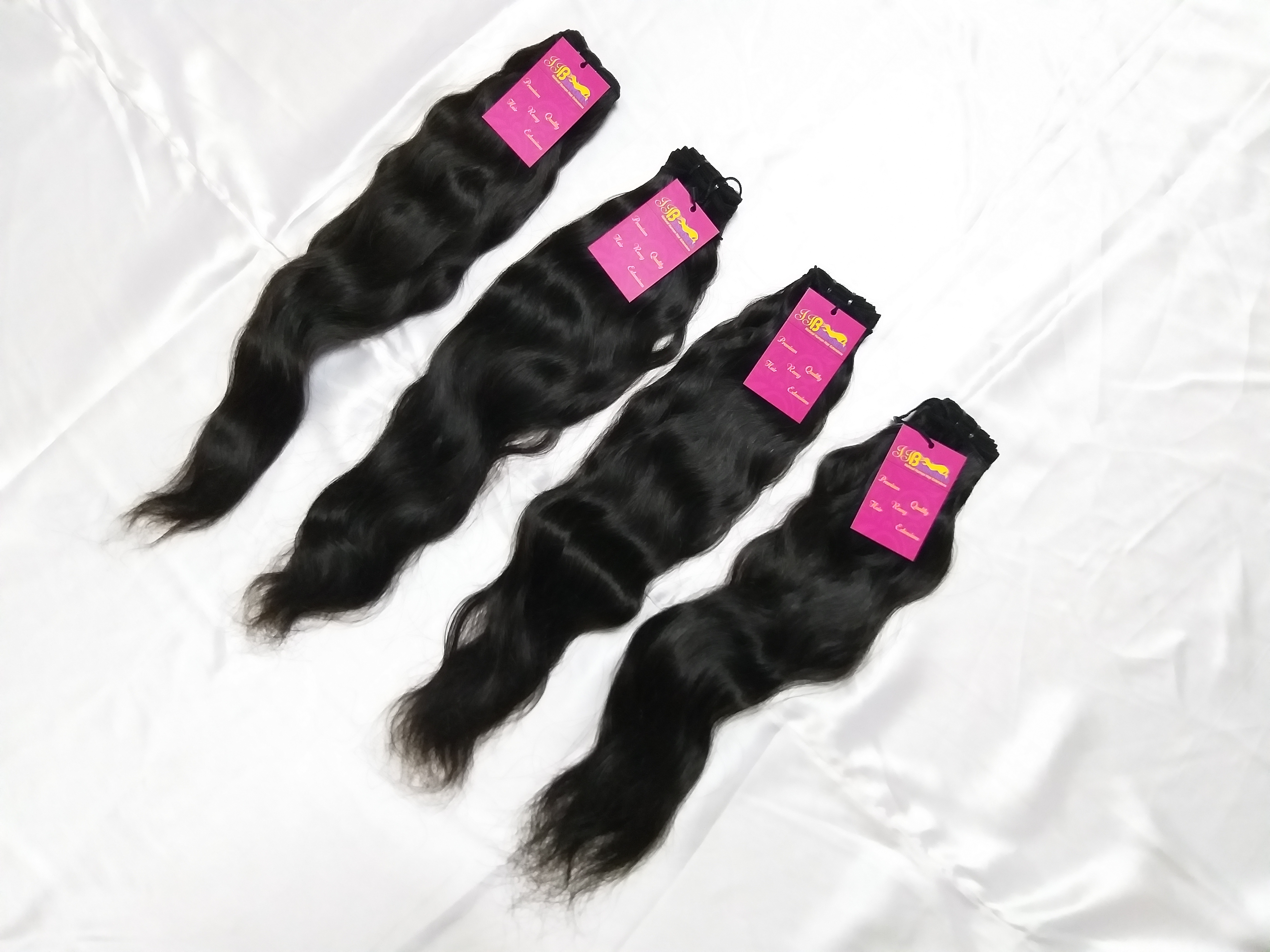 Best Quality 100% Unprocessed Mink Virgin Wavy Indian Wave Cuticle Aligned Hair Extensions