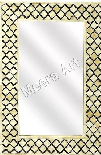 Bone Inlay Mirror Frame