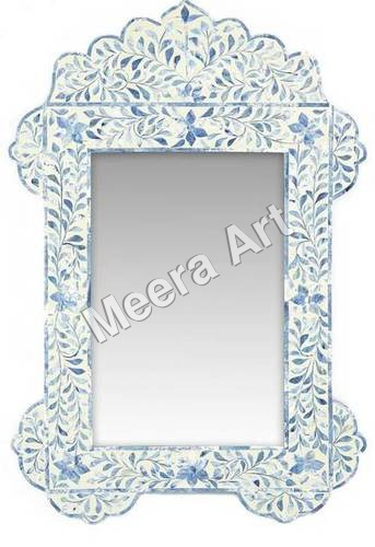 Bone Inlay Mirror Frame