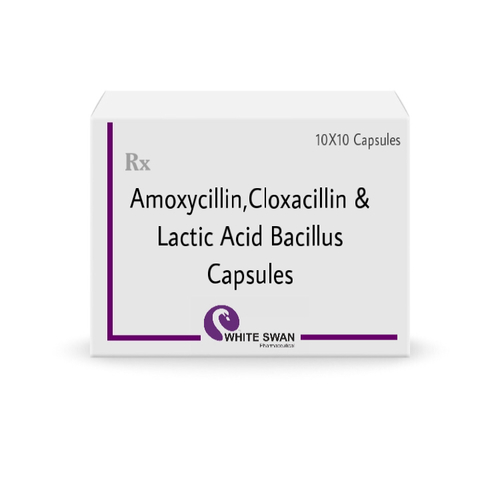 Amoxicillin,Cloxacillin & Lactic Acid Bacillus Capsules General Medicines