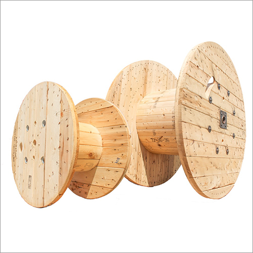 Pine Wood Cable Drum