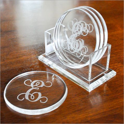 Laser Cutting Acrylic Coaster By THE PUBLICIST