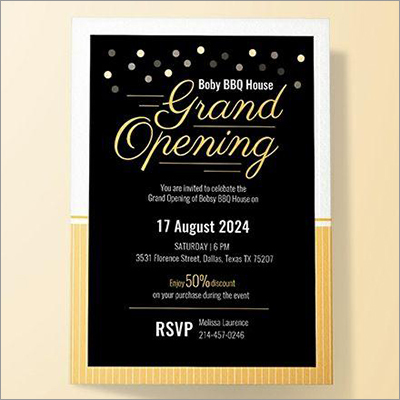 Invitation Cards Printing Service