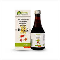 200ml Liver Tonic with Benefits of Enzyme and Antacid Syrup