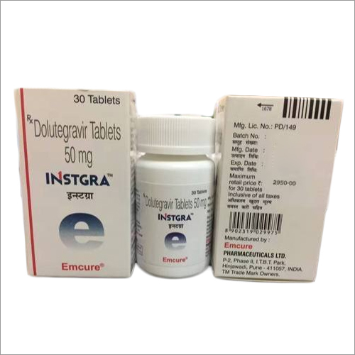 50 MG Dolutegravir Tablets