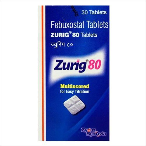 Febuxostat Tablets Age Group: Adult