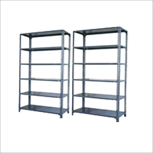 Slotted Angle Rack - Stainless Steel, Standard Size | Industrial Application, Versatile Shape