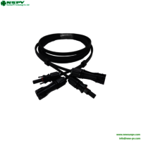 Solar Extension Twin Cable With Connector PV Cable Assembly With Connector