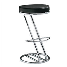 Black Leather Stool Cover