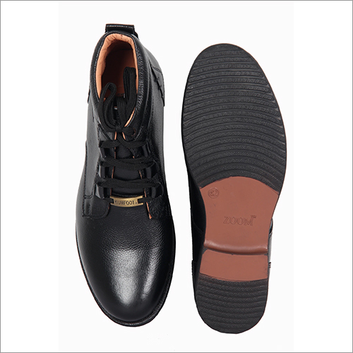 Mens Black High Ankle Boots