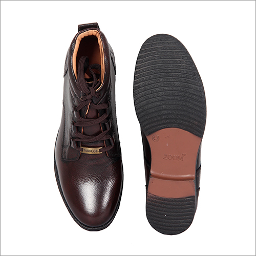Mens Brown High Ankle Shoes