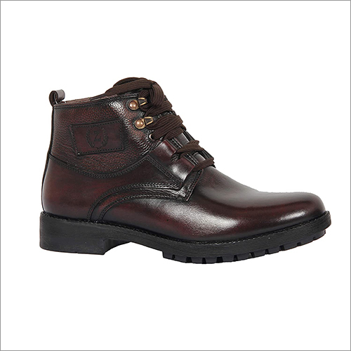 Mens Chestnut Brown High Ankle Boots