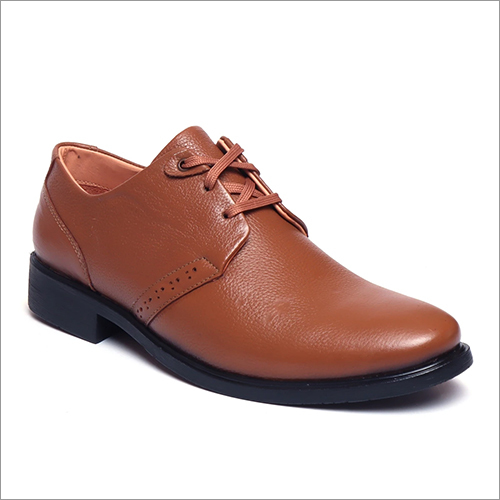 Brown Mens Lace Tan Up Shoes