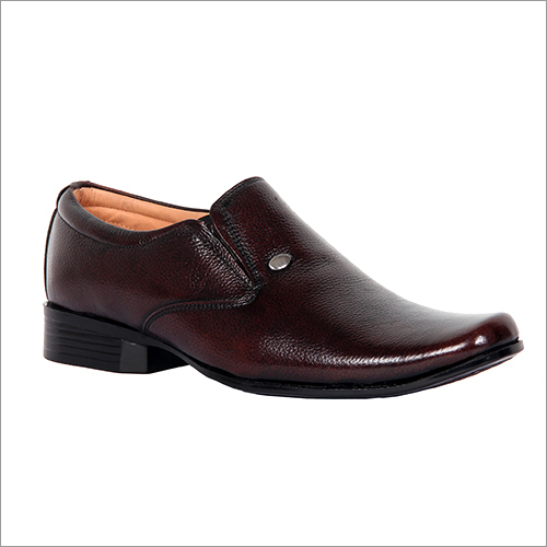 Mens Vintage Brown Formal Slip Ons Loafers