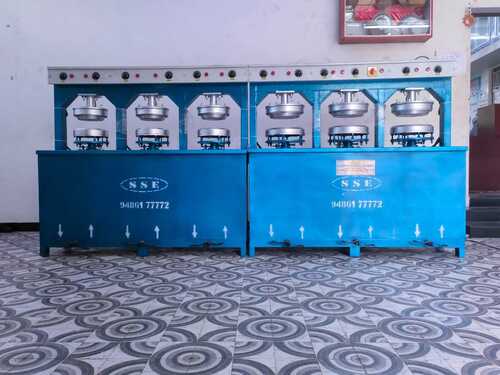 6DYE ARECA PLATE MAKING MACHINE WITH 2HP