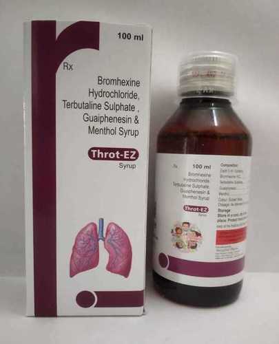 Bromhexine Hydrochloride Terbutaline Sulphate Syrup 100ml Veterinary