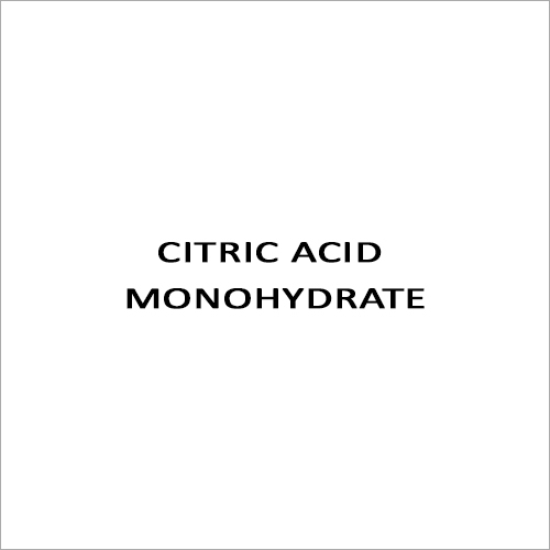 Citric Acid Monohydrate