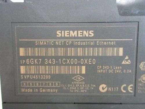 Siemens Simatic S7 6gk7 343-1cx00-0xe0