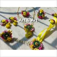 Ladies Floral Jewellery Set