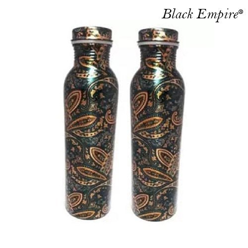 designed copper water bottle