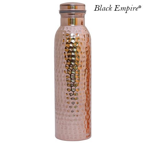 Hammered Copper Bottle By BLACK EMPIRE GLOBAL GIFTS