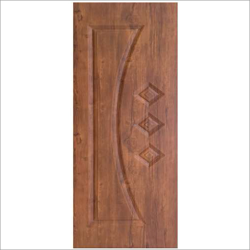 Star Vertical Door - Finished, Different Sizes Available | Modern Design, Brown Color, Entry Doors for Residential Application