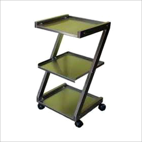 SS Z Shape Bed Side Trolley