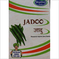 Jadoo Research Hybrid Okra Seeds - 250 Grams, Organic Agriculture Grade Natural Hybrid