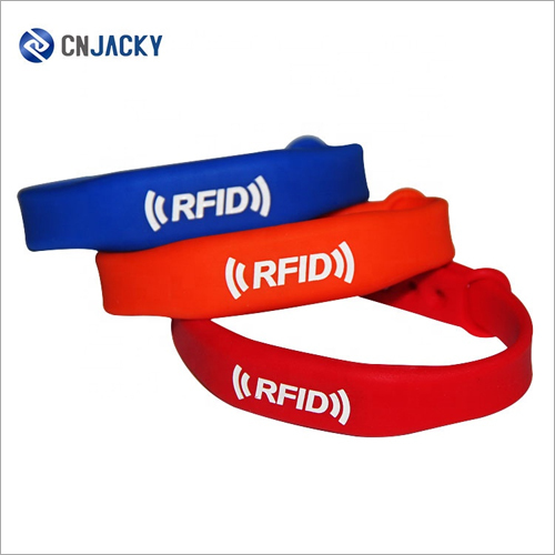 Customized Logo Printing Colorful Eco-friendly Silicone Closed Type Flexible RFID Wristband Watch By WUHAN JIA QIRUI CARD TECHNOLOGY CO., LIMITED