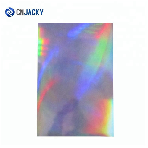 Offset Sillkscreen Printing 300 micron Hologram Rainbow PVC Sheet for High Class Business Card