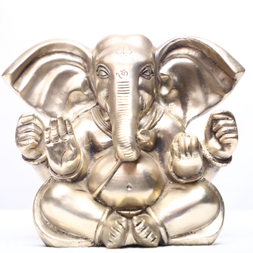 Bronze Ganesh - Bronze, 20x13x20 cm, 4330g | Handcrafted, Intricate Detail, Spiritual Lucky Gift, Remover of Obstacles