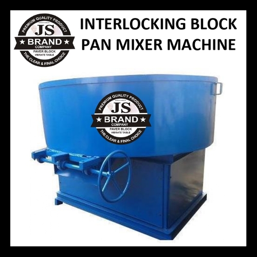 Interlocking Block Pan Mixer Machine