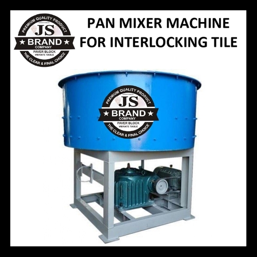 Pan Mixer Machine For Interlocking Tile