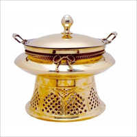 Brass Chafing Dish - Premium Quality Brass, Elegant Design Ideal For Buffets And Events