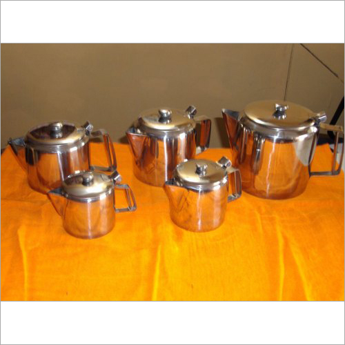 Stainless Steel Tea Kettle Set By INDIAN CRAFTS INC