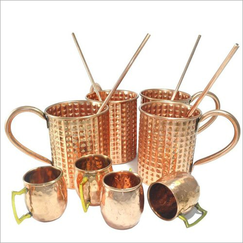 Copper Hammered Bar Tools Sets