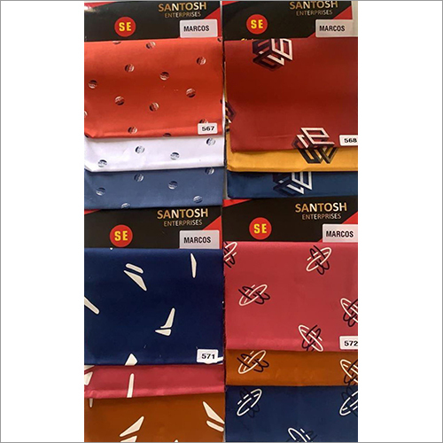 Marcos 100 Percent Cotton Fabric - 100% Cotton, Available in Various Colors, Smooth Texture, Customizable Length as per Requirement (Meter)