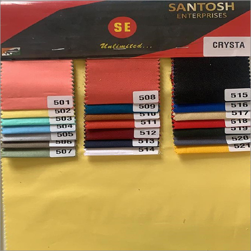 Crysta Cotton Fabric - 100% Cotton Material, Custom Length, Washable | Available in Multiple Colors for All Seasons
