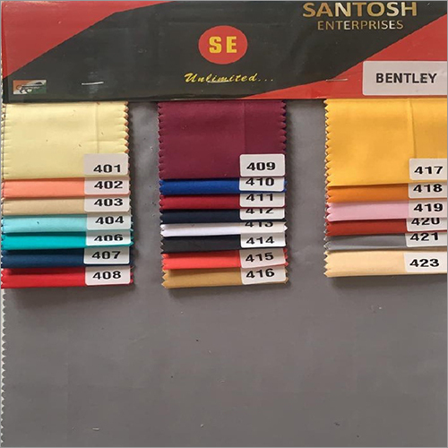 Available In Different Color Bentley Satin Fabric