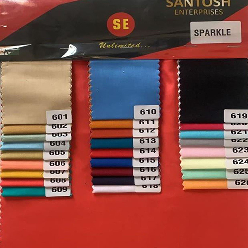 Sparkle 100 Percent Cotton Fabric - 100% Cotton, 57-58 Inch Width, 50-60 Mtrs Length, 150-155 gm/mtr Weight | Washable, 2/1 Twill Style, Yarn Count 40 Karded Compact