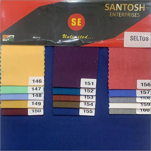 Seltos 100 Percent Cotton Fabric - 100% Cotton, Washable, Available in Various Colors, Custom Length as per Requirement Meter (m)